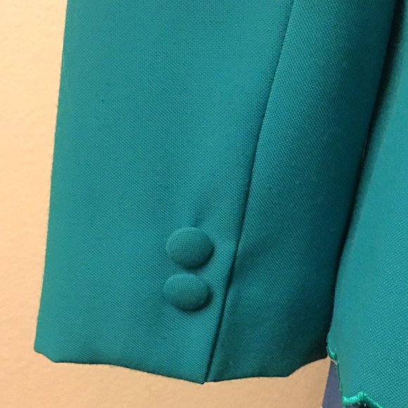 SASSON Blazer with Scalloped Edging | Vintage 1980s - Picture 8 of 12